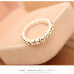 Silver Plated Love Elastic Ring artificial imitation fashion jewellery online