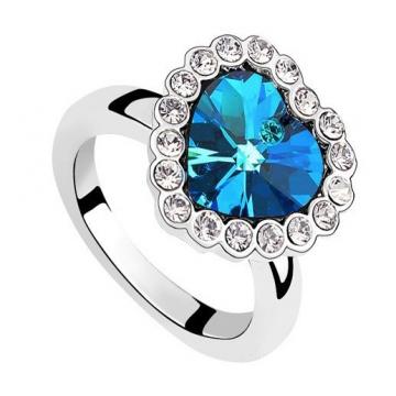 Heart Of Ocean Ring artificial imitation fashion jewellery online