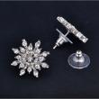 18k platinum plated American Diamond Stud Earrings artificial imitation fashion jewellery online