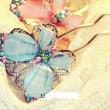 Blue Butterfly Hair Pin artificial imitation fashion jewellery online