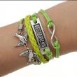 Best Friend Birds Leather Multilayer Charm Bracelet artificial imitation fashion jewellery online