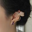 Butterfly Elegant Women Crystal Golden Ear Clip Earring - 1Pc artificial imitation fashion jewellery online